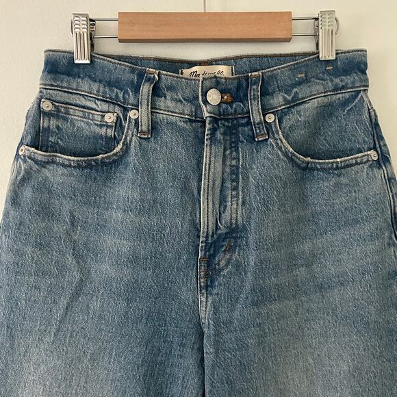 Madewell Women's The Perfect Vintage Wide Leg Medium Wash Jeans 25 T Tall NWOT - Picture 3 of 10